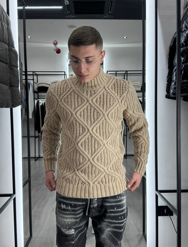 Maglione treccioni