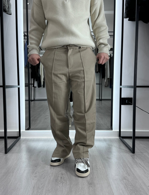 Pantalone baggy zip