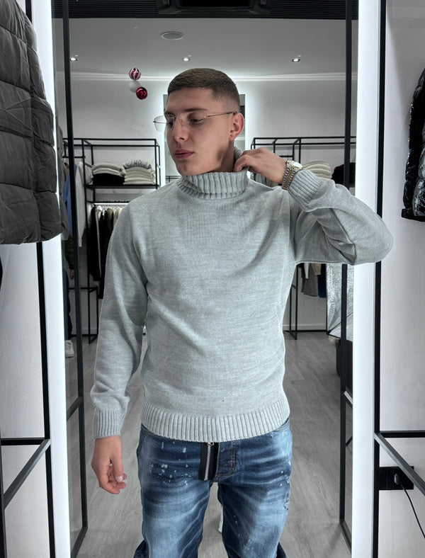 Maglione collo alto