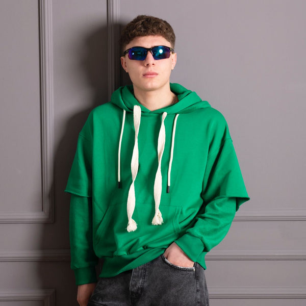 Hoodie double verde CNTC