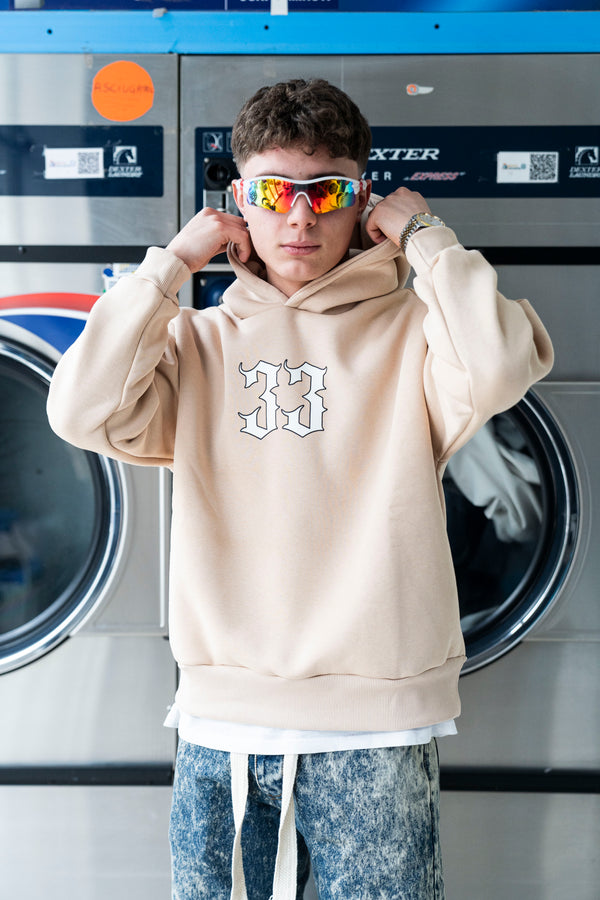 Hoodie 33 beige